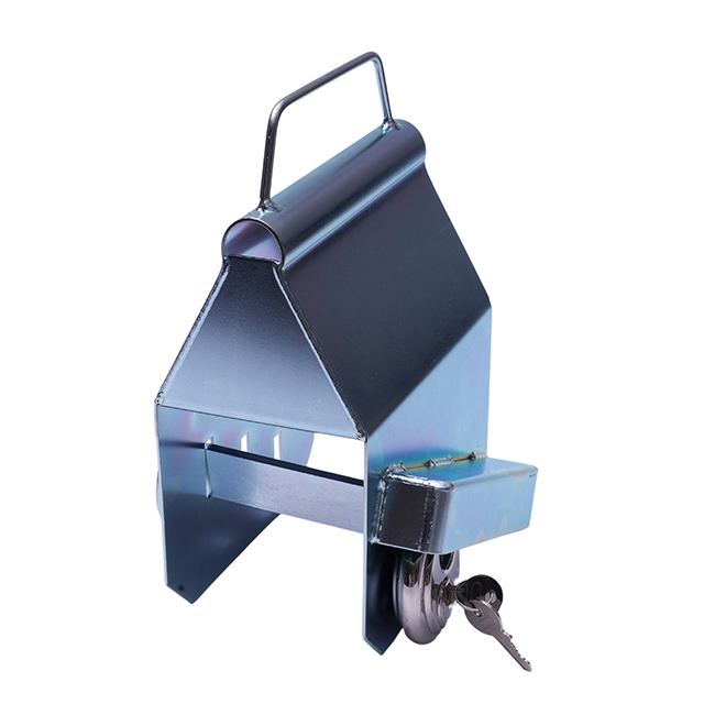 Znic Plated Trailer Coupling Lock with Handle＆Padlock