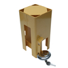 TheftStop Trailer Coupler Lock – High-Shear Strength Steel, Anti-Pry & Anti-Drill Design, Keyed Unique Security, Fits Most Standard Trailer Couplers