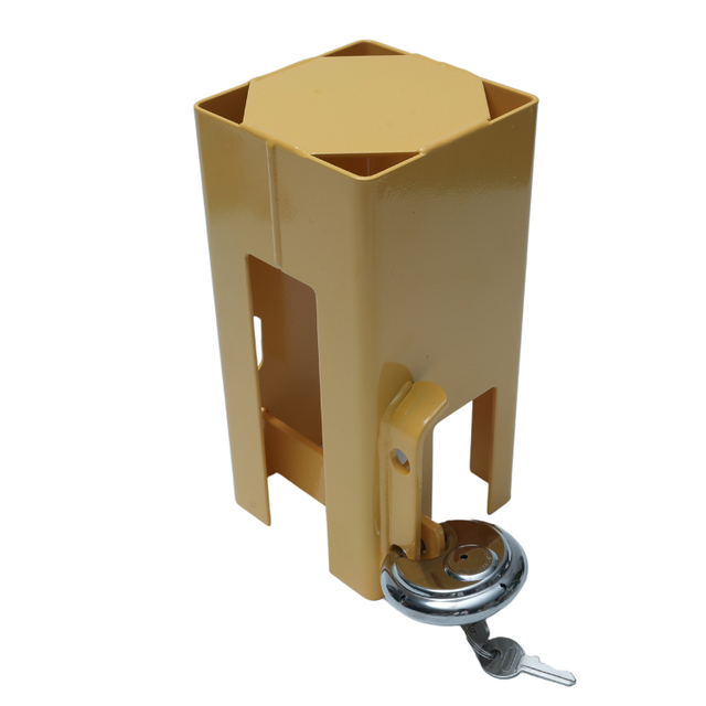TheftStop Trailer Coupler Lock – High-Shear Strength Steel, Anti-Pry & Anti-Drill Design, Keyed Unique Security, Fits Most Standard Trailer Couplers