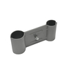 Universal Camper Tongue A Frame Clamp Mount for Outdoor RV Attachments, Galvanized Weatherproof Metal Bracket, Compatible with Most Standard Travel Trailer and Camper A-Frame Tongue Pipes