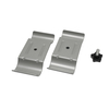 Universal Camper Tongue A Frame Clamp Mount for Outdoor RV Attachments, Galvanized Weatherproof Metal Bracket, Compatible with Most Standard Travel Trailer and Camper A-Frame Tongue Pipes