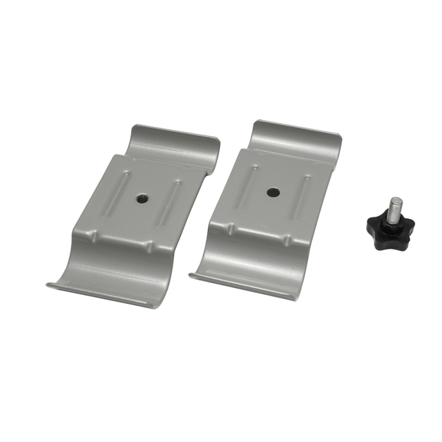 Universal Camper Tongue A Frame Clamp Mount for Outdoor RV Attachments, Galvanized Weatherproof Metal Bracket, Compatible with Most Standard Travel Trailer and Camper A-Frame Tongue Pipes